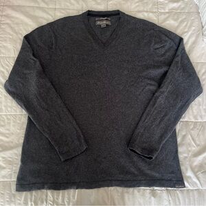 Eddie Bayer V Neck Cotton Merino Sweater